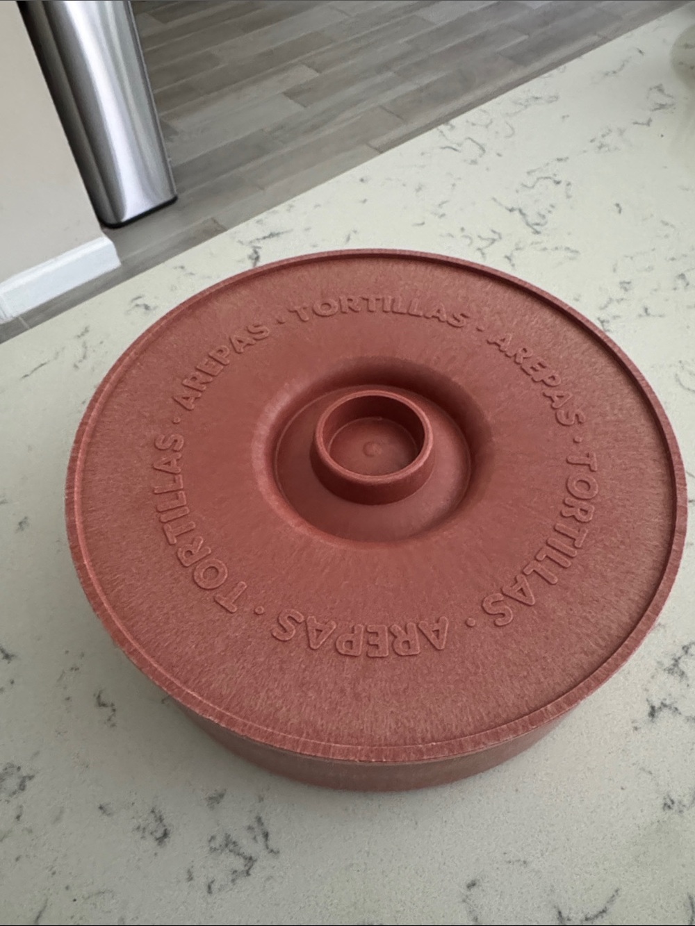 Tortilla & Arepas Maker Lid - Deep Terracotta Red